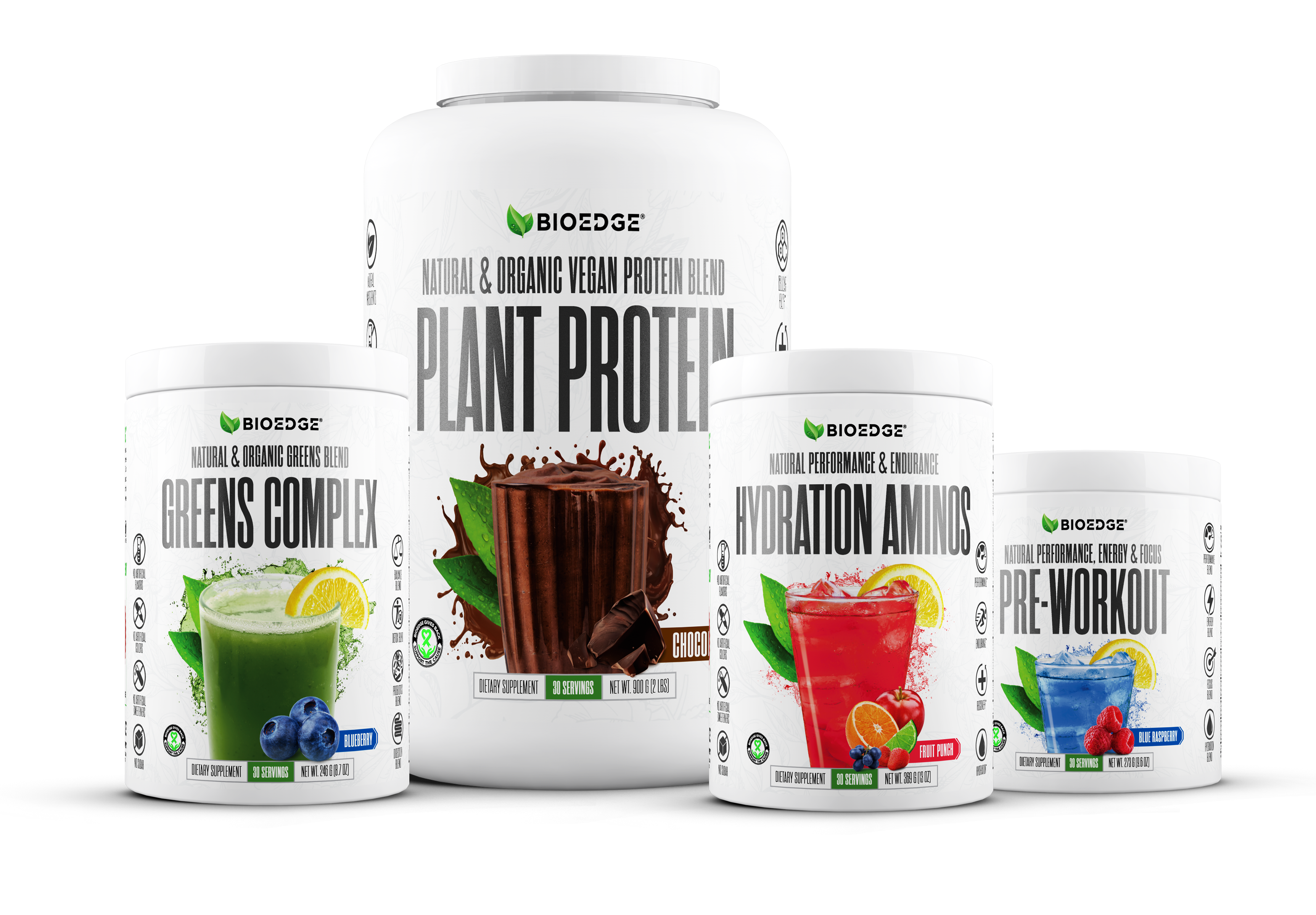 HEALTH & FITNESS STACK with PLANT PROTEIN +